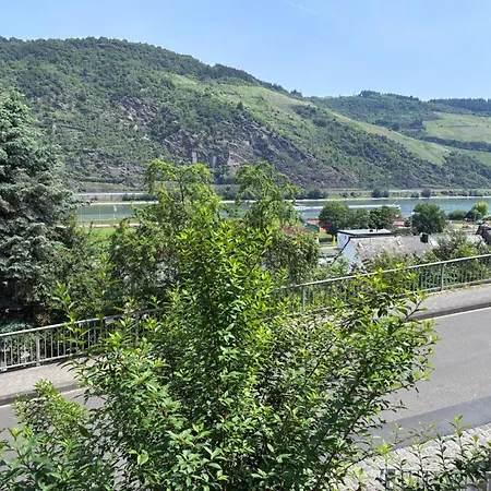 Rheinblick 549 In Mit Panoramablick Auf Den Rhein Apartamento Oberwesel