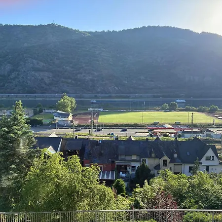 Rheinblick 549 In Mit Panoramablick Auf Den Rhein Apartamento Oberwesel
